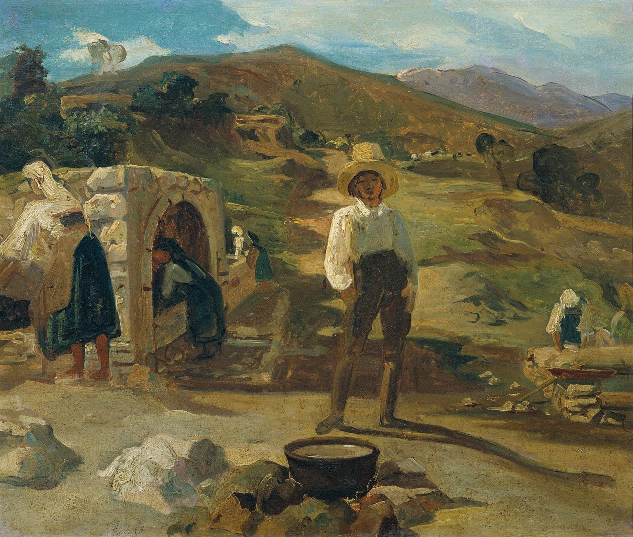 Paisagem Italiana de Carl Rahl
