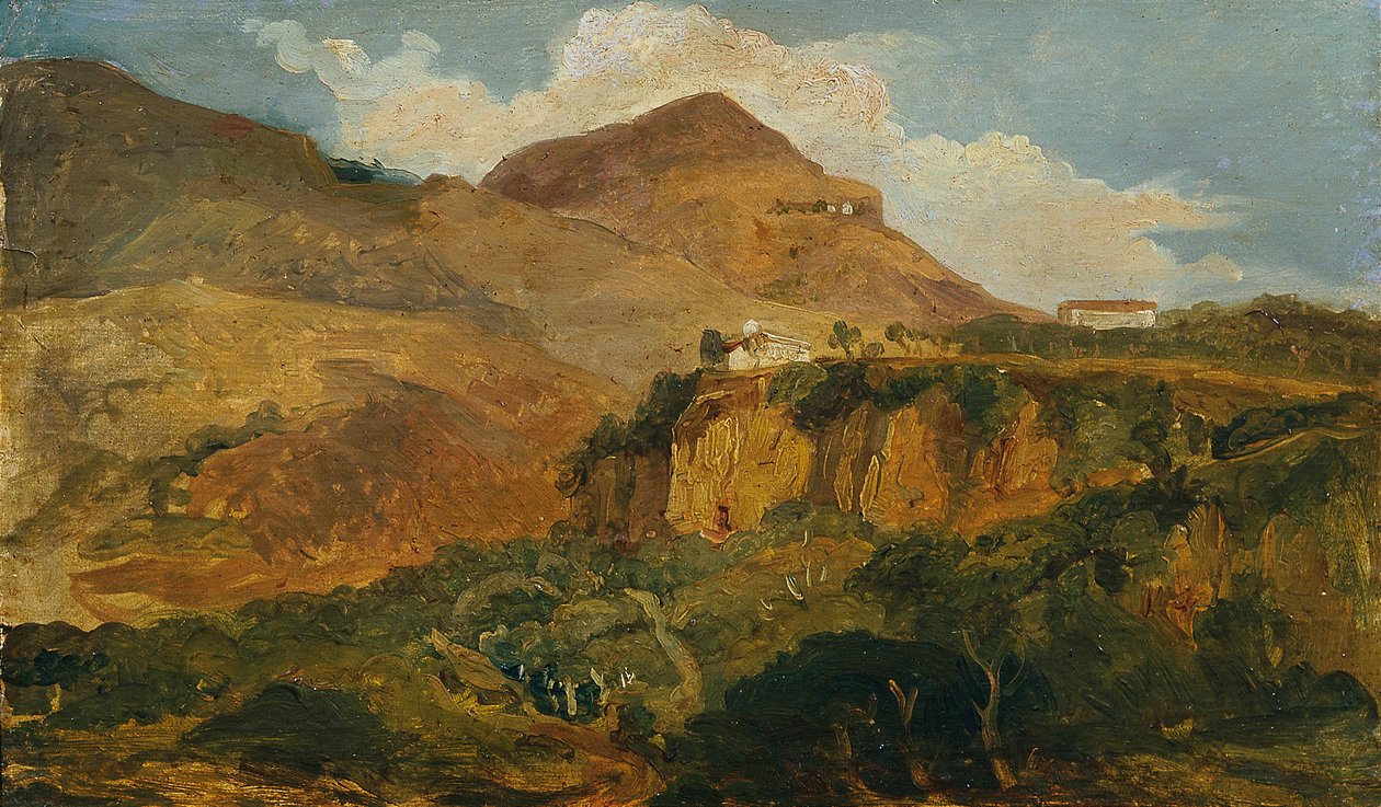 paisagem montanhosa do sul de Carl Rahl