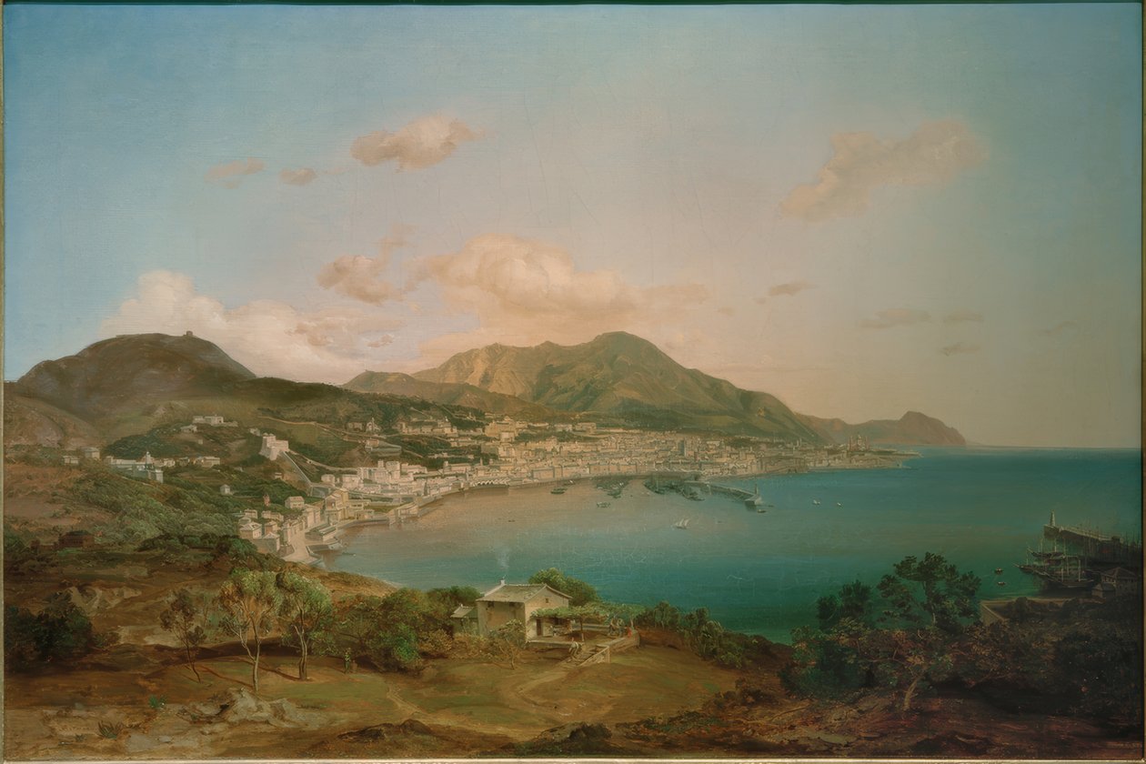 Vista sobre Génova de Carl Rottmann