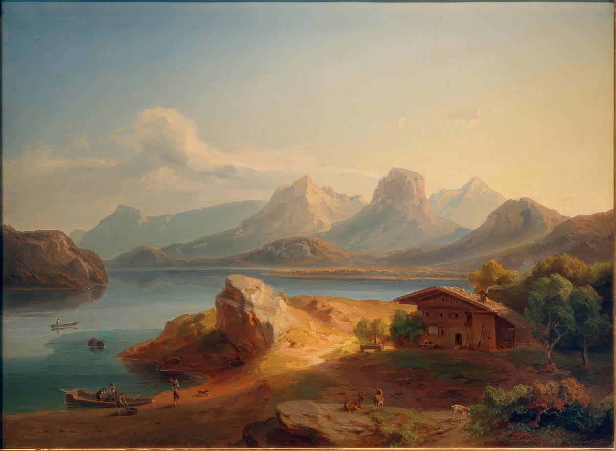 O Kochelsee de Carl Rottmann