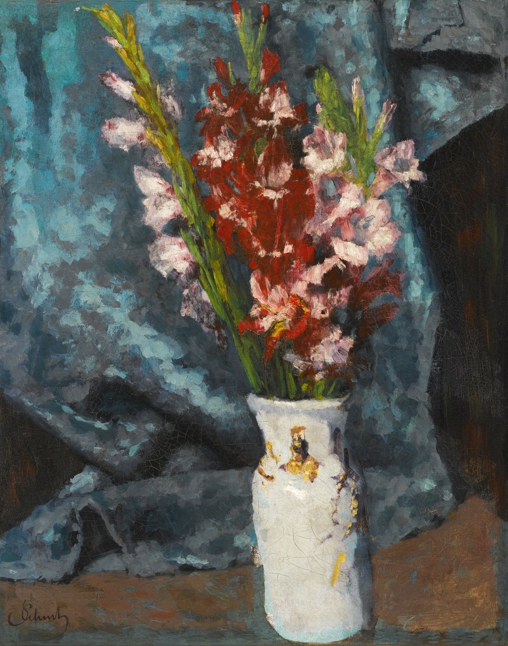 Gladíolos de Carl Schuch