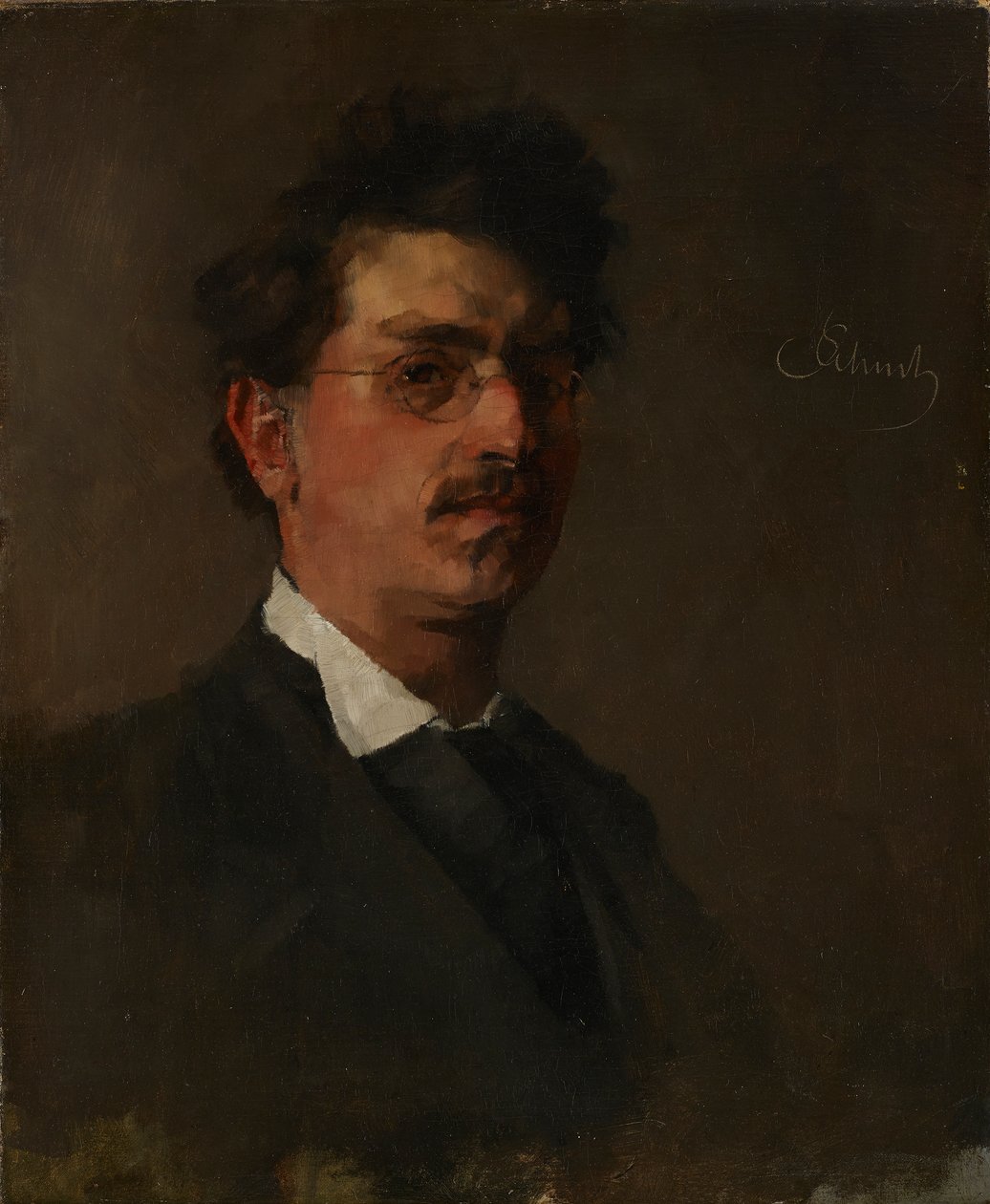 Auto-retrato de Carl Schuch