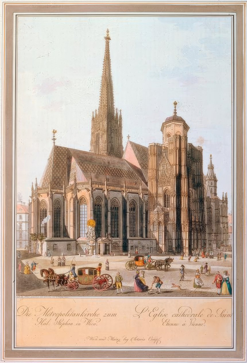 A Igreja Metropolitana para a salvação. Stephan em Viena de Carl Schütz