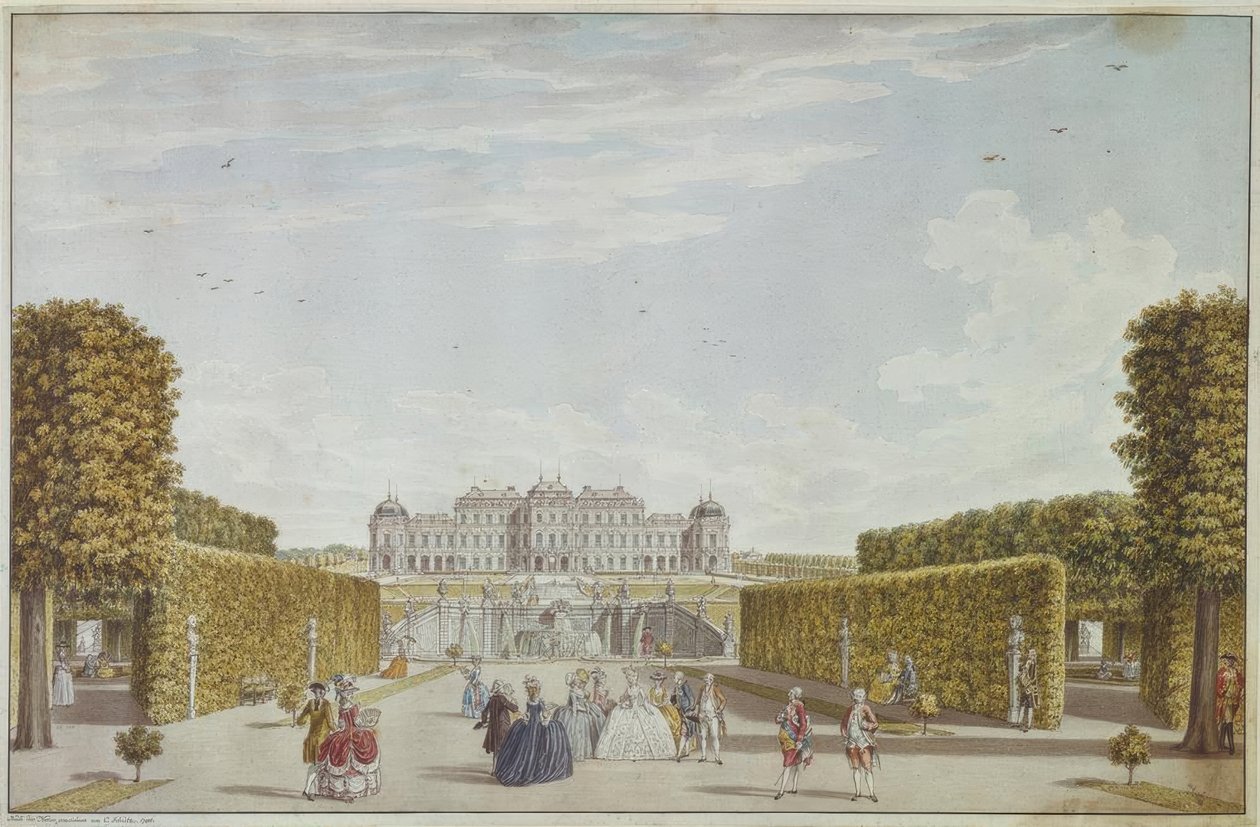 Viena, Belvedere Superior - Schütz de Carl Schütz