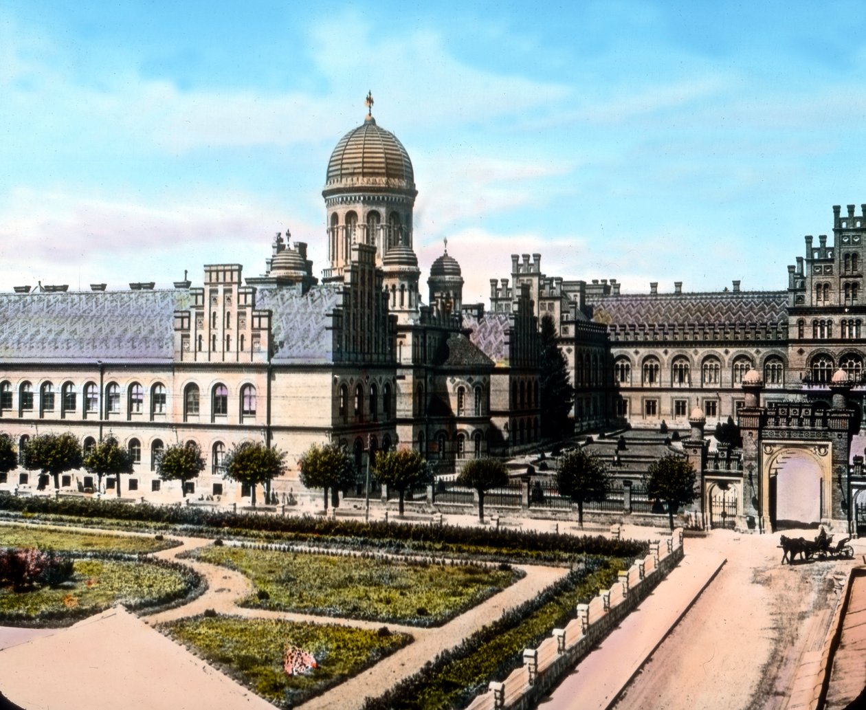 Roménia, Residência do Arcebispo Greco-Ortodoxo em Czernowitz, data da imagem: cerca de 1920. Arquivo Carl Simon de Carl Simon