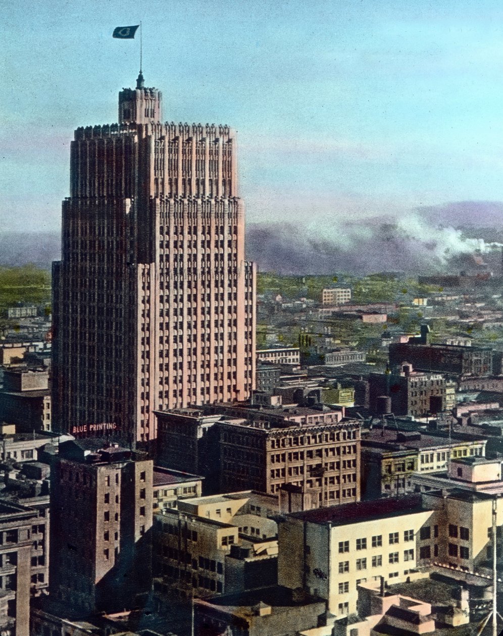 Estados Unidos da América, Califórnia, Sede do Correio Geral em São Francisco, data da imagem: cerca de 1920. Arquivo Carl Simon de Carl Simon
