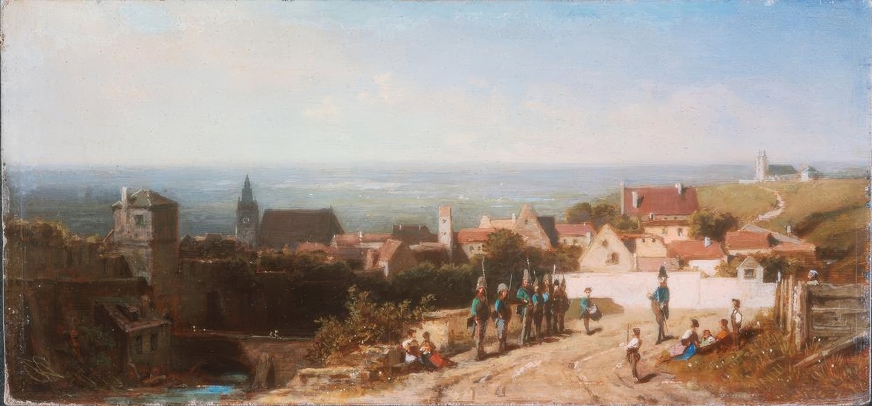 cidade velha de Carl Spitzweg
