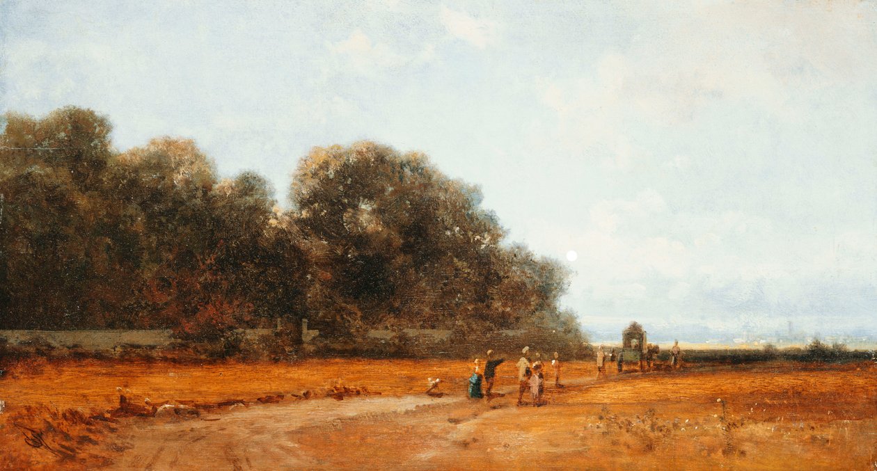 Am Nymphenburger Park, Munchen de Carl Spitzweg