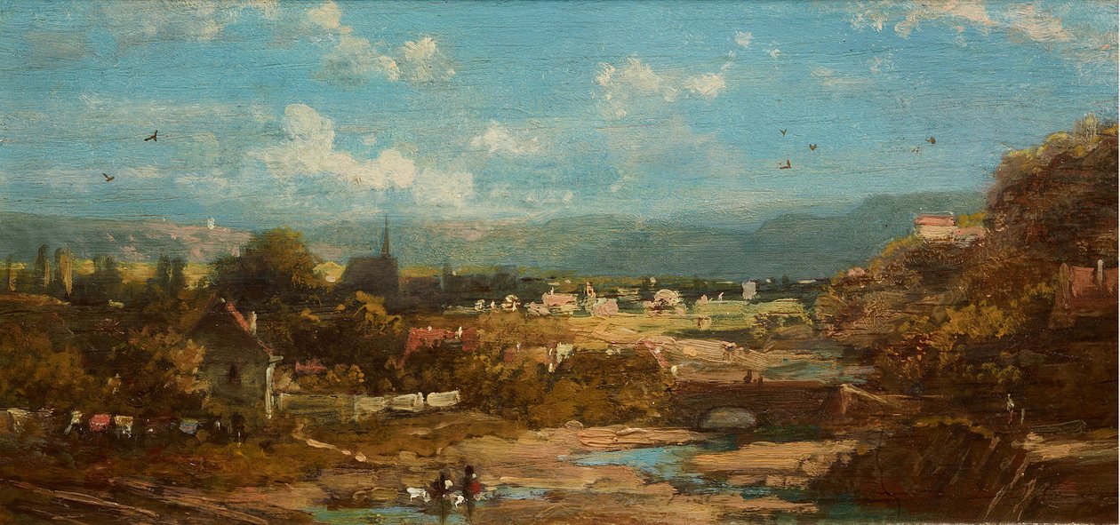 Pequena cidade da Baviera de Carl Spitzweg