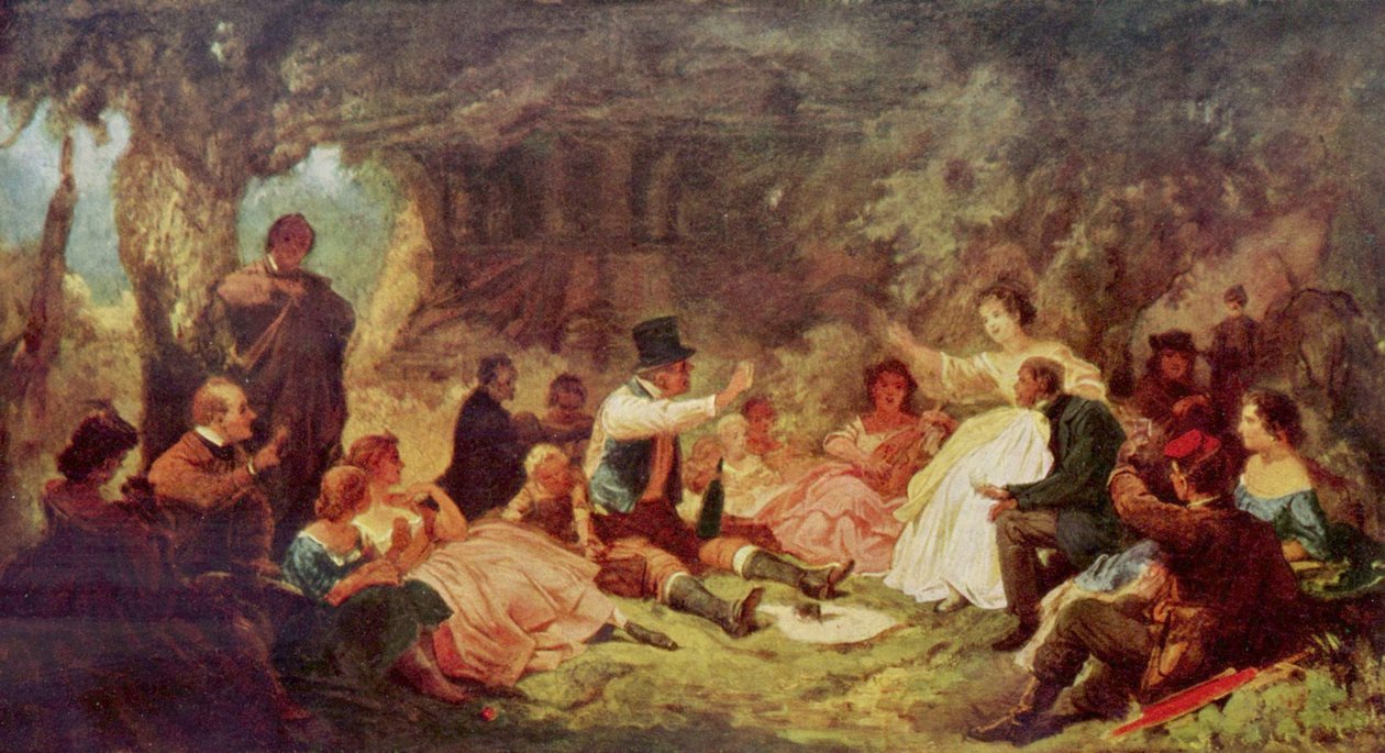 O piquenique de Carl Spitzweg