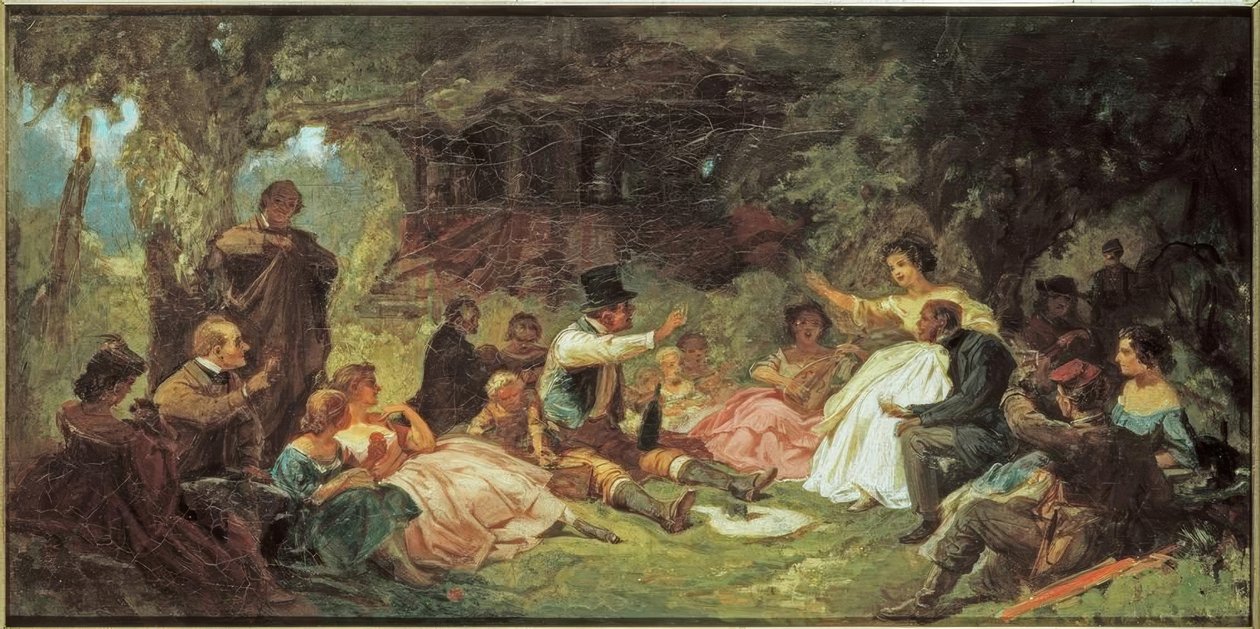 O piquenique de Carl Spitzweg