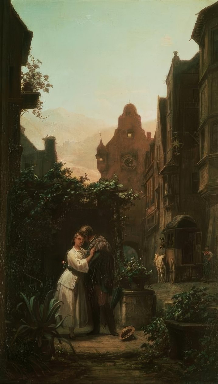 A despedida de Carl Spitzweg