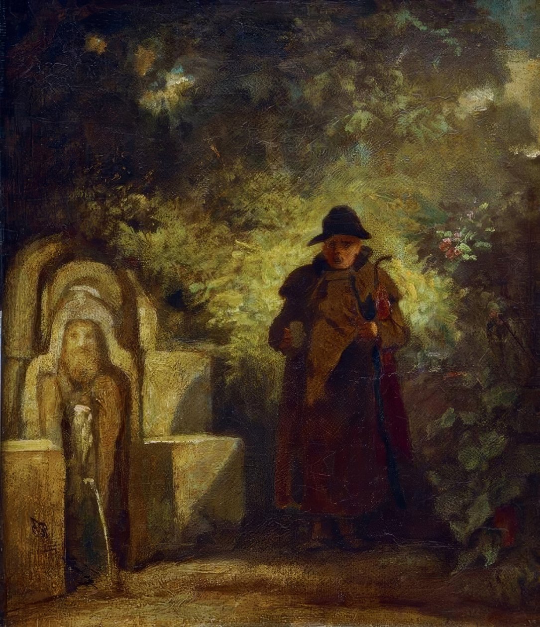 O convidado da fonte de Carl Spitzweg