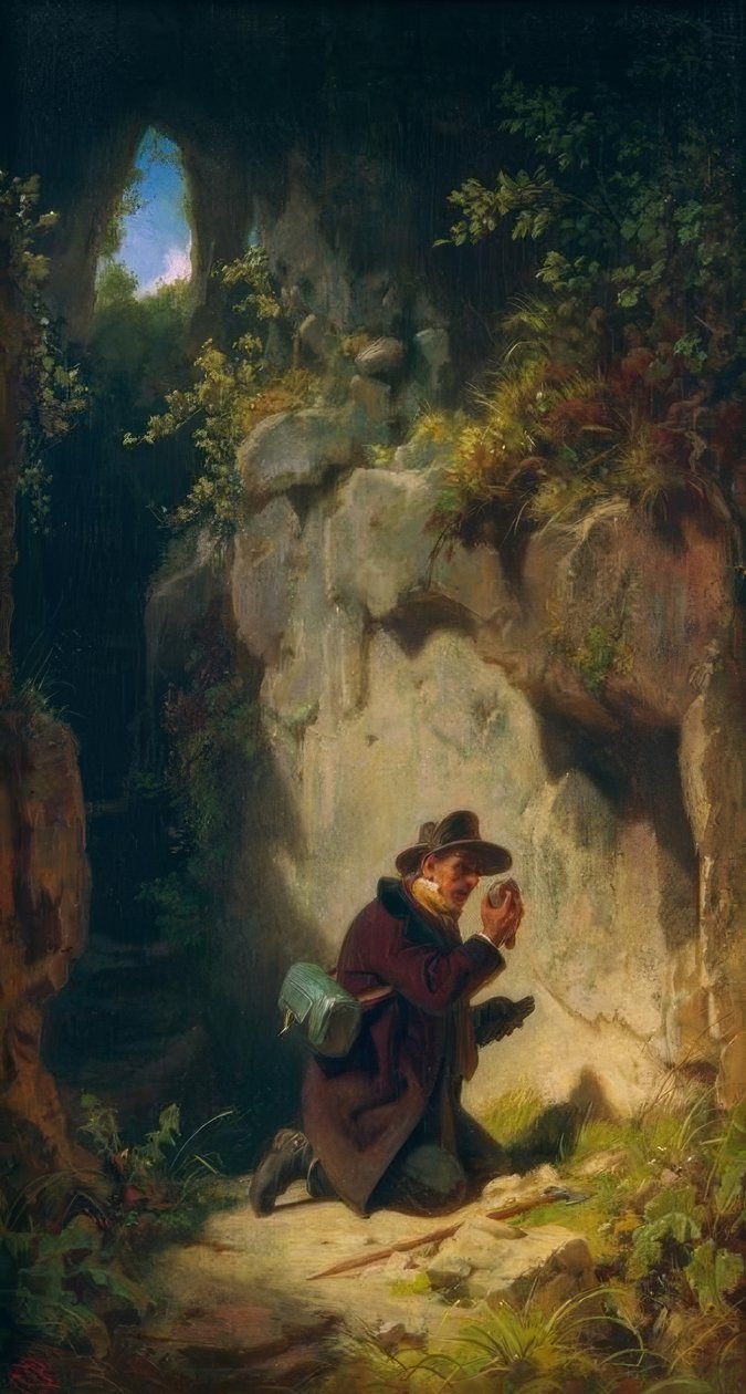 O geólogo de Carl Spitzweg