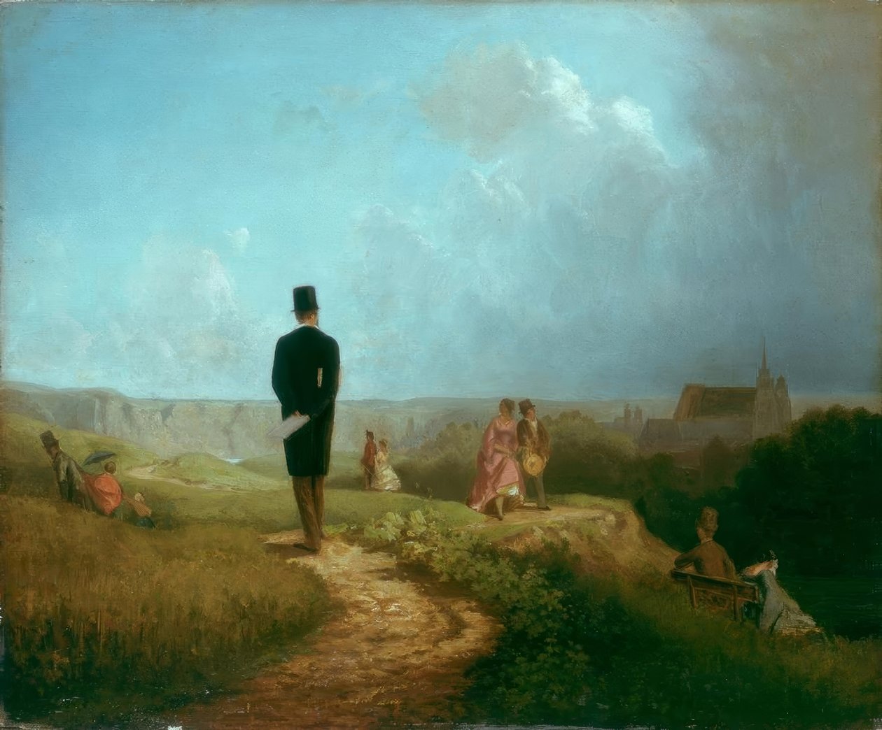Der Hagestolz de Carl Spitzweg