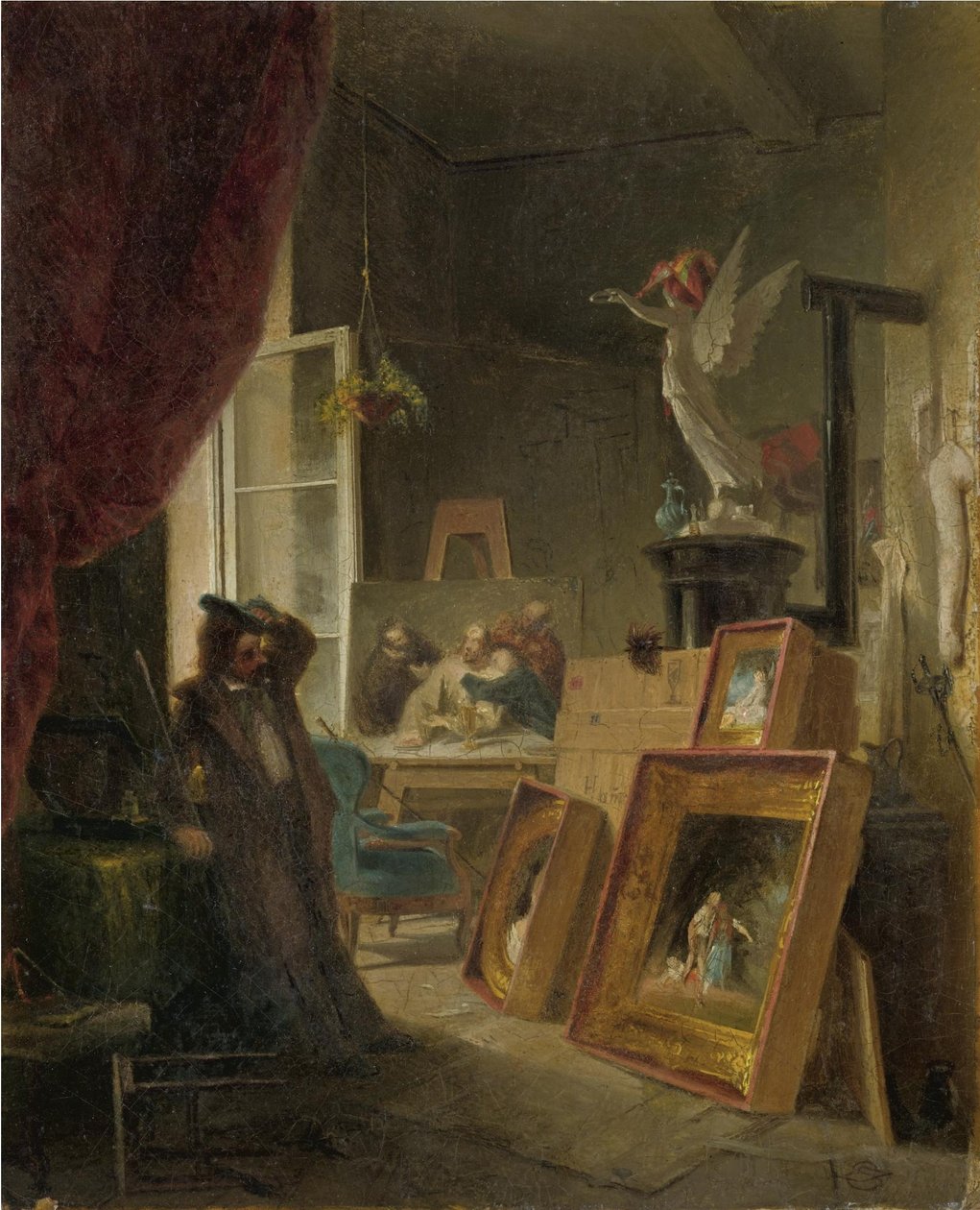 O pintor da história de Carl Spitzweg