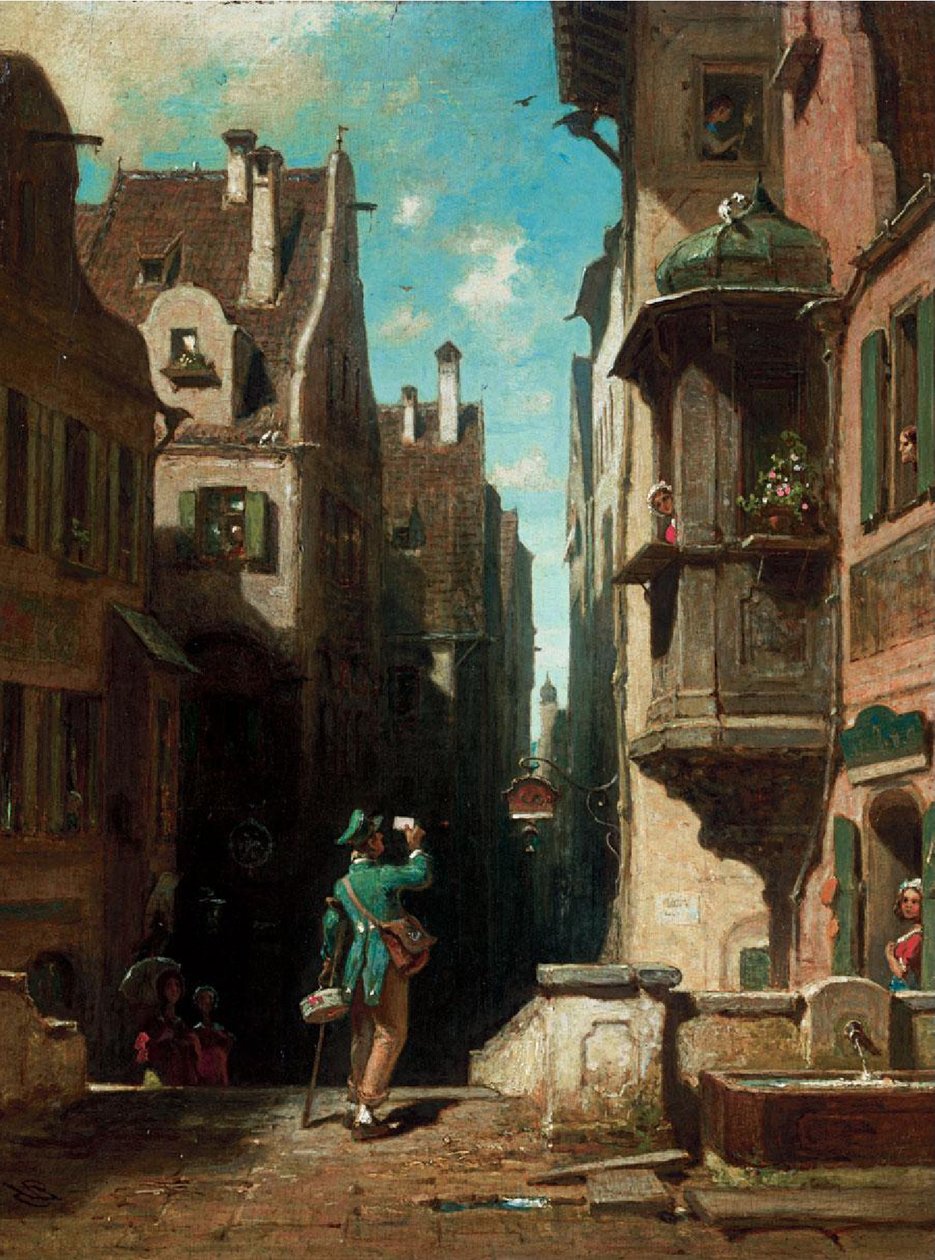O carteiro de Carl Spitzweg