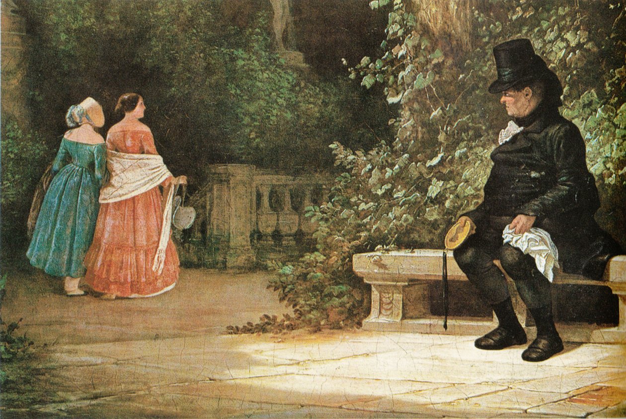 O viúvo de Carl Spitzweg