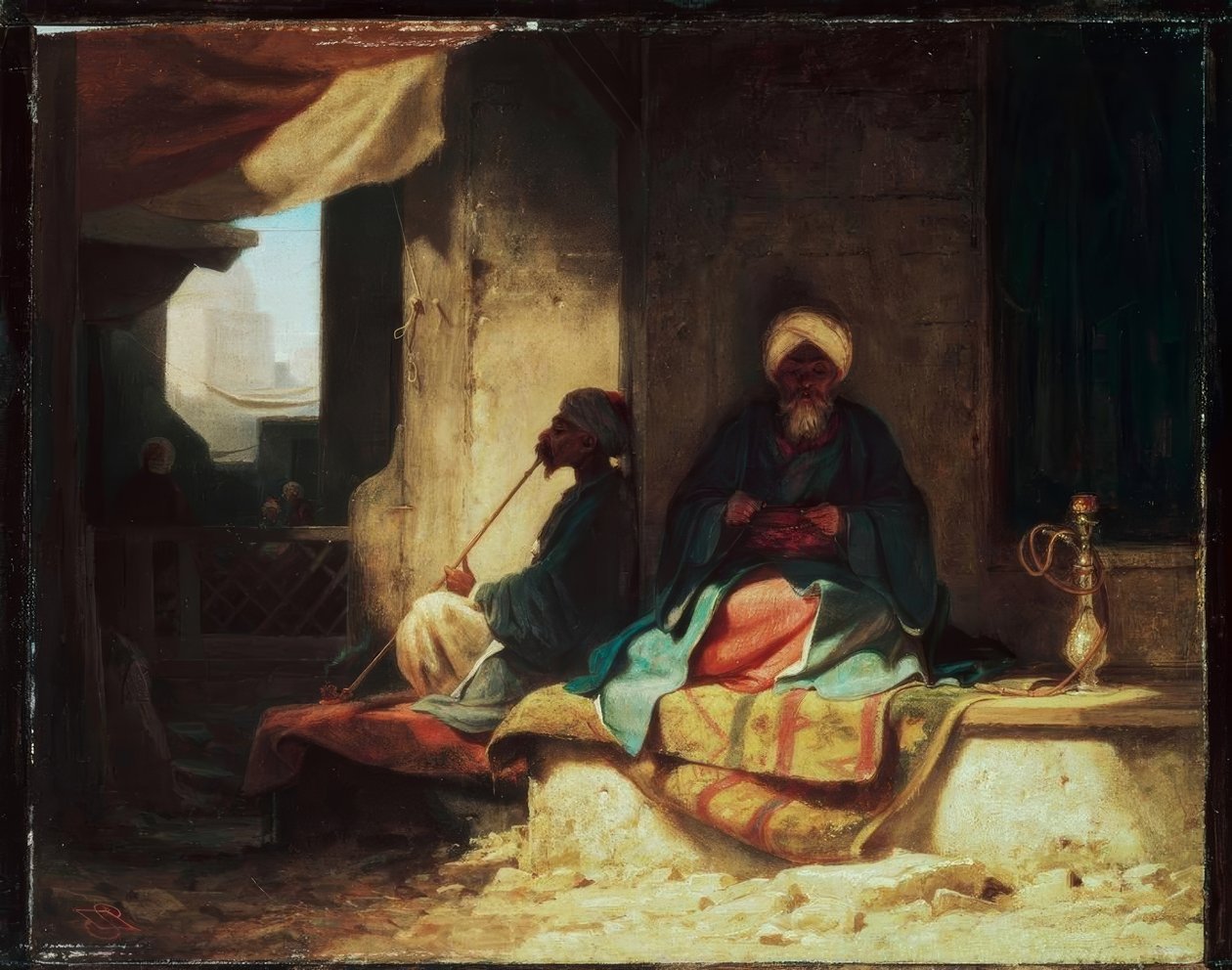 No bazar turco de Carl Spitzweg