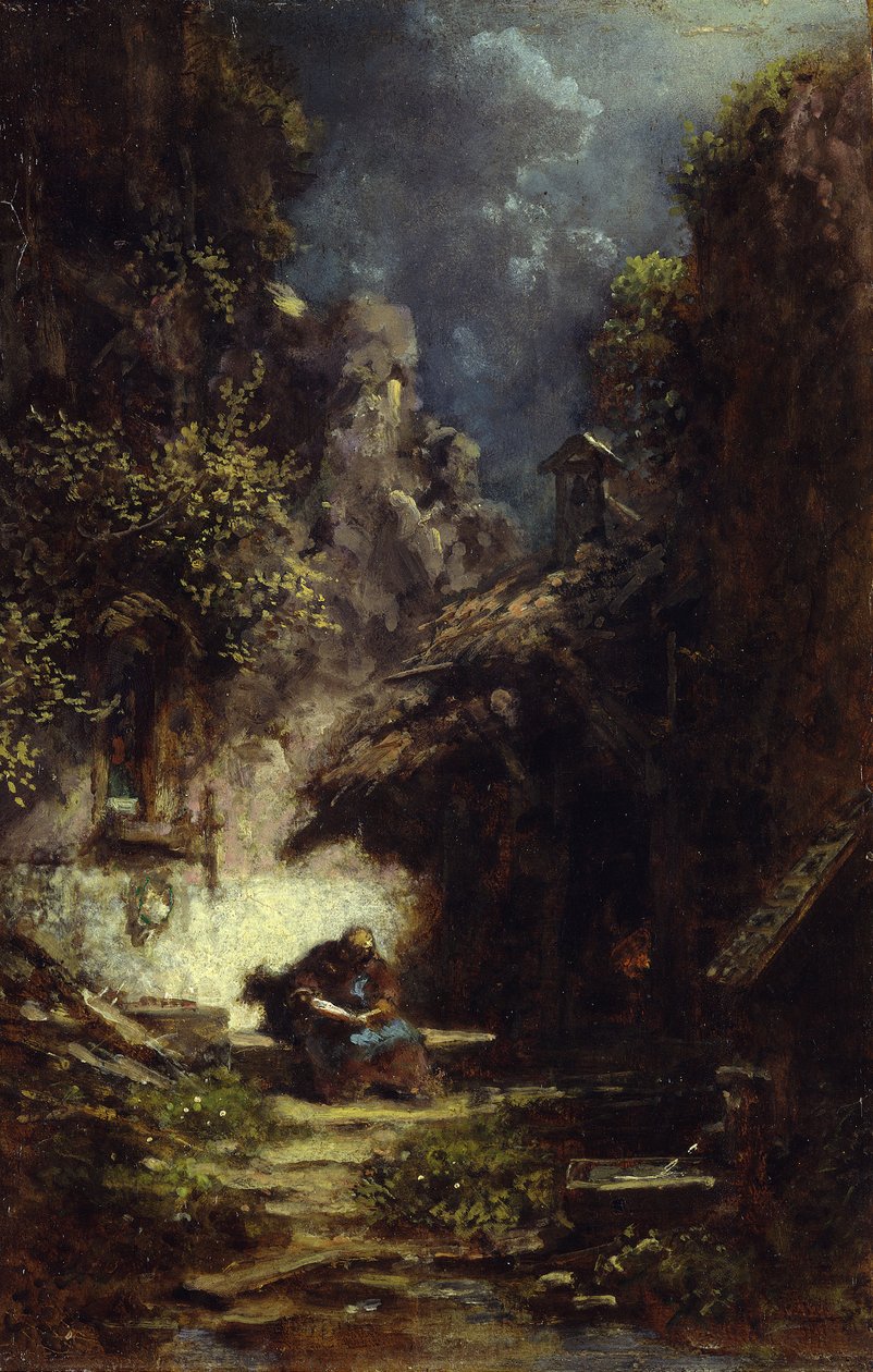 Eremita a ler de Carl Spitzweg