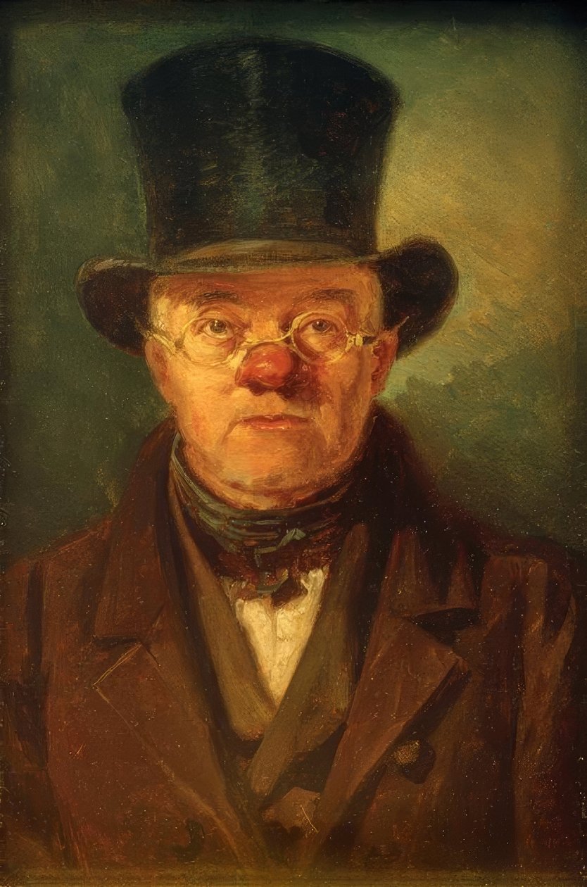 Homem com cartola de Carl Spitzweg