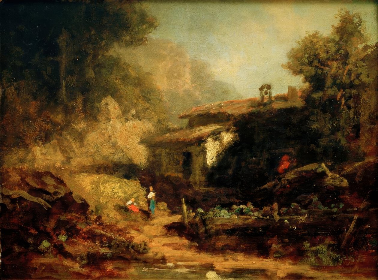 Moinho nas montanhas de Carl Spitzweg