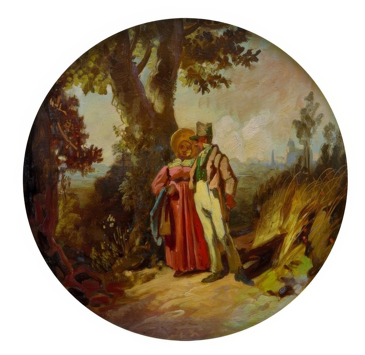 Casal de cidadão ambulante de Carl Spitzweg