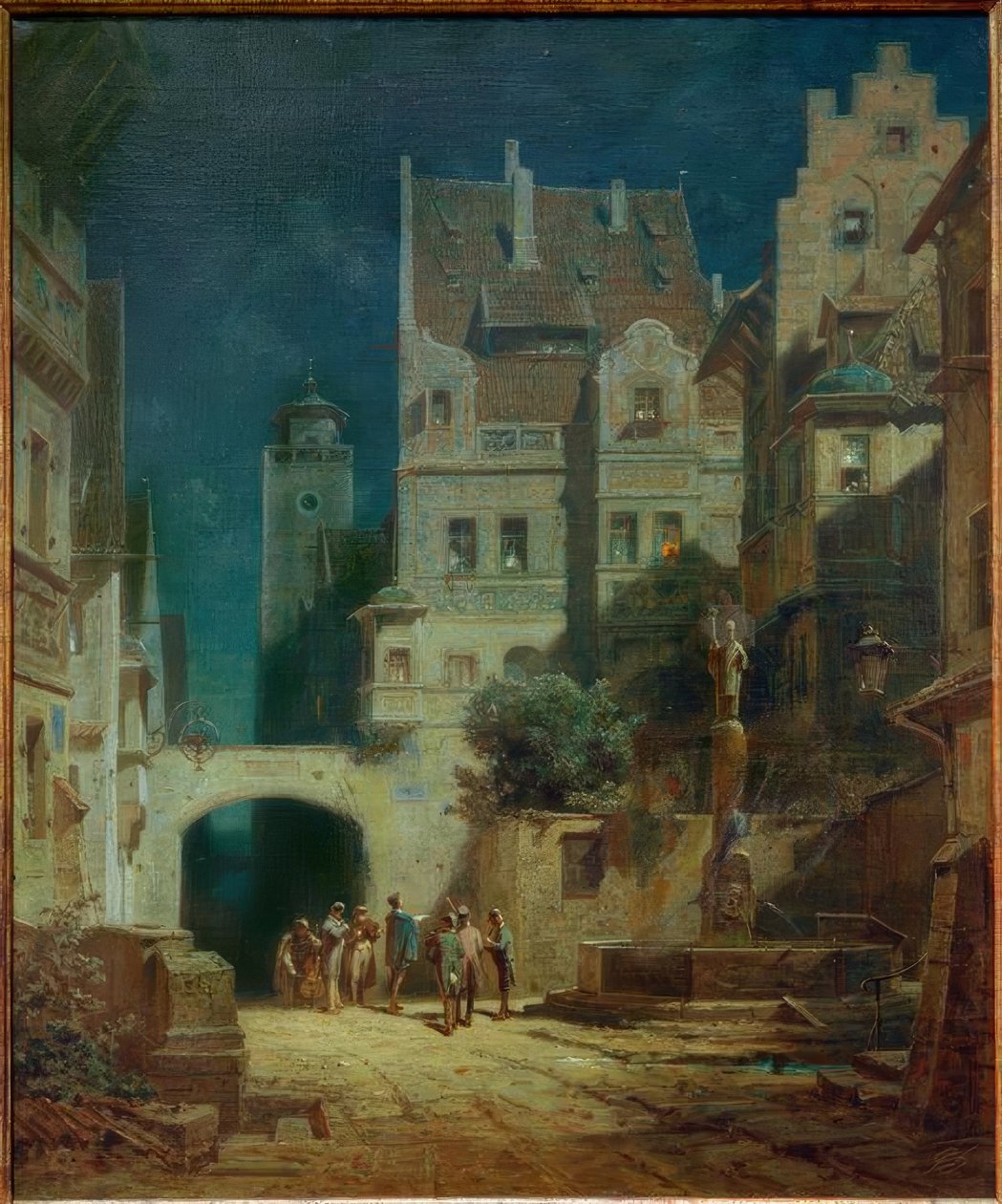 Serenata ao luar de Carl Spitzweg