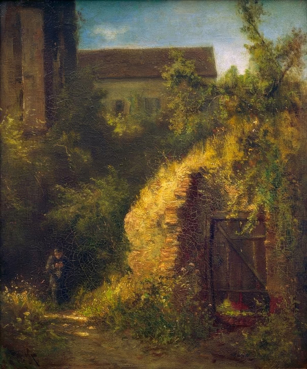 Monge de tricô na velha casamata de Carl Spitzweg