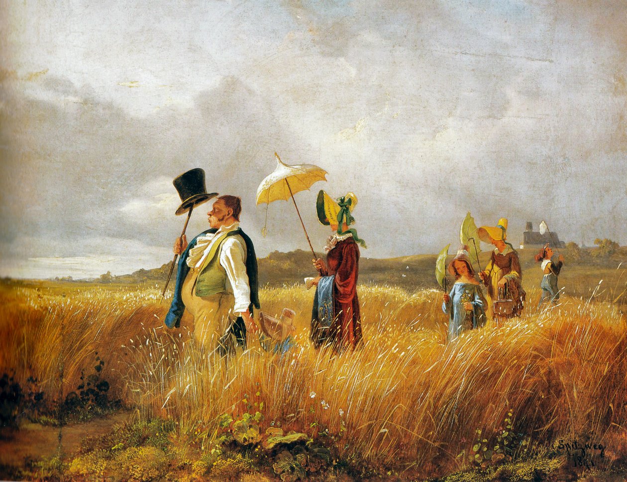 Passeio de domingo de Carl Spitzweg