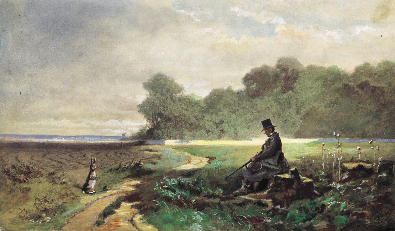 O caçador de domingo de Carl Spitzweg