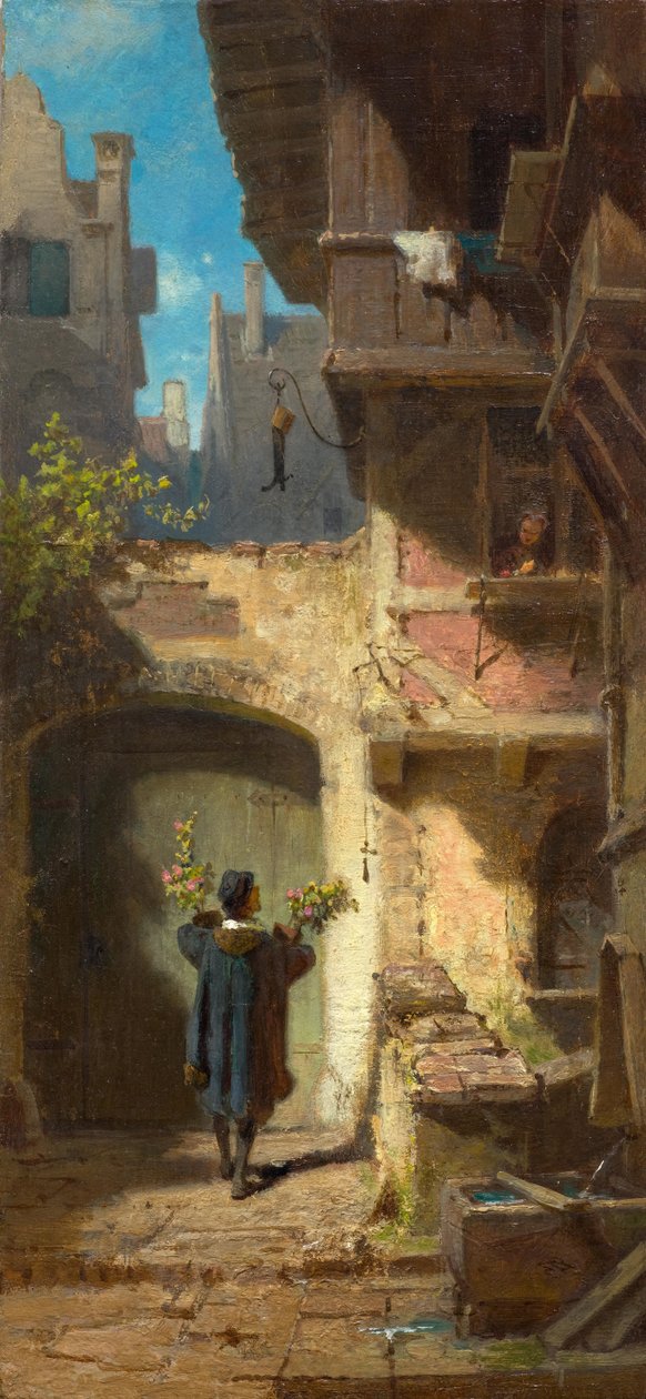 O Well-Wisher, ca 1860. de Carl Spitzweg
