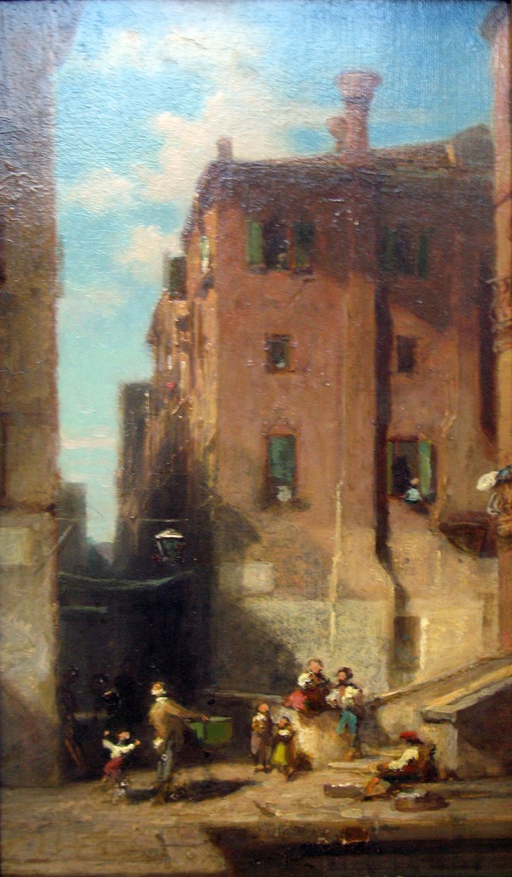 Rua Veneza de Carl Spitzweg