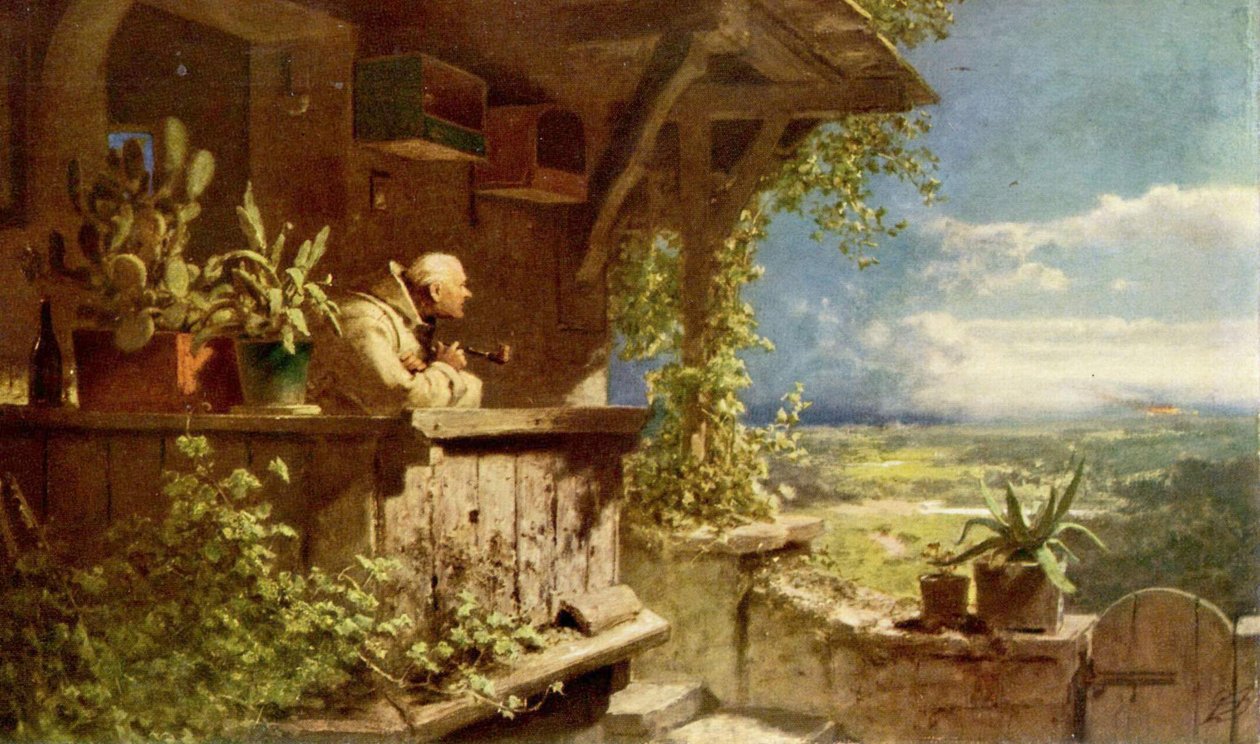 Fumaça suspeita de Carl Spitzweg