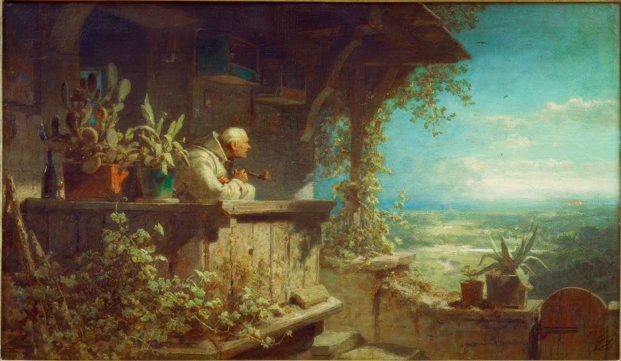 Fumaça suspeita de Carl Spitzweg