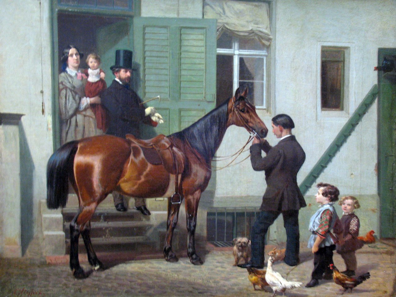 Passeio do artista de Carl Steffeck
