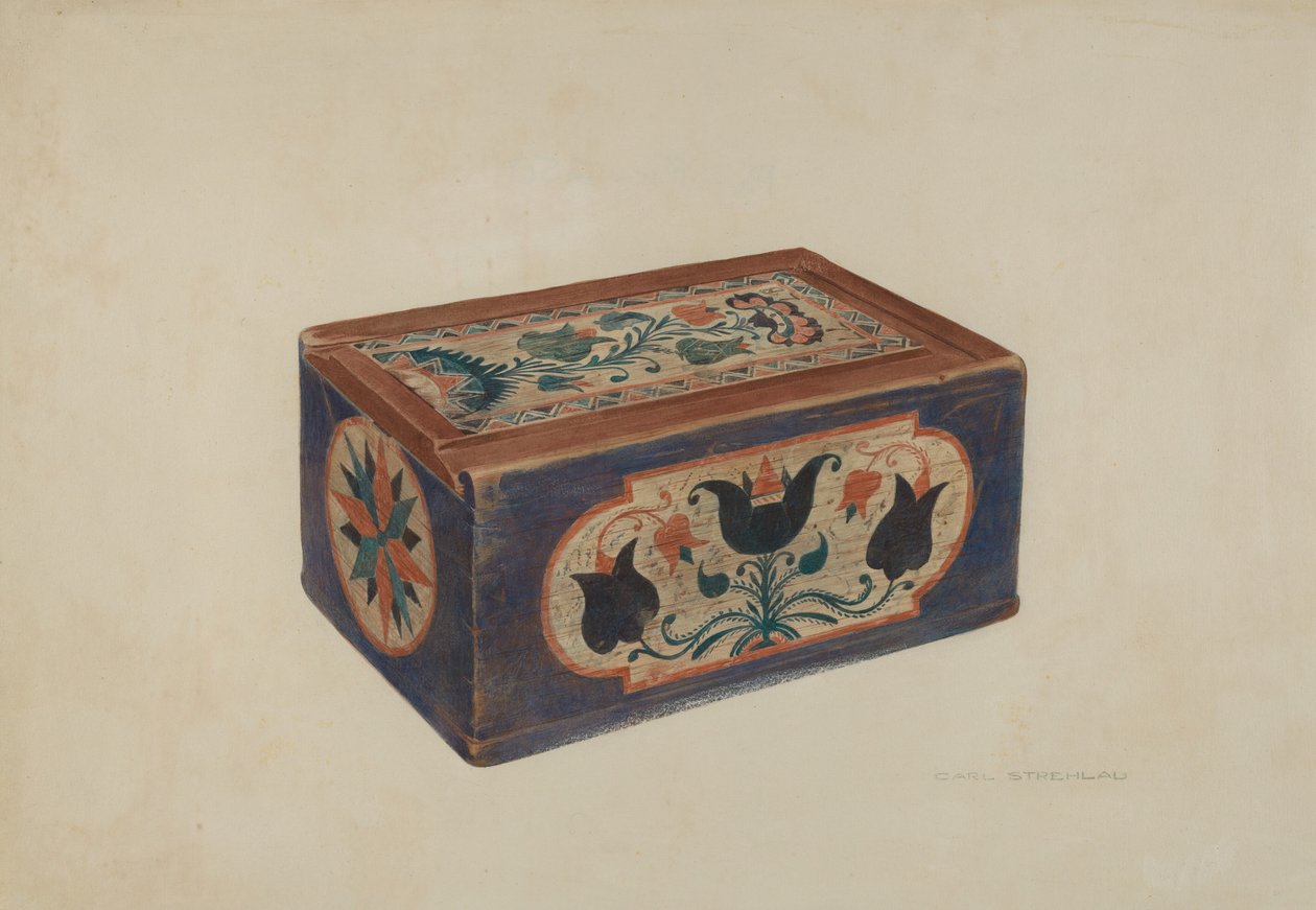 Caixa de velas de Carl Strehlau