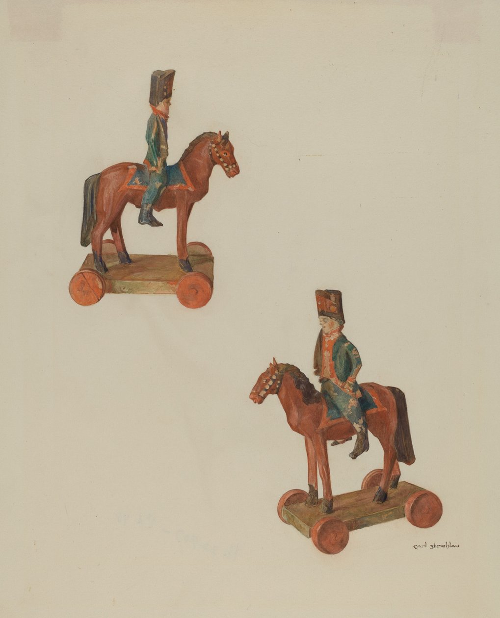 Pa. Soldado Alemão de Brinquedo de Carl Strehlau
