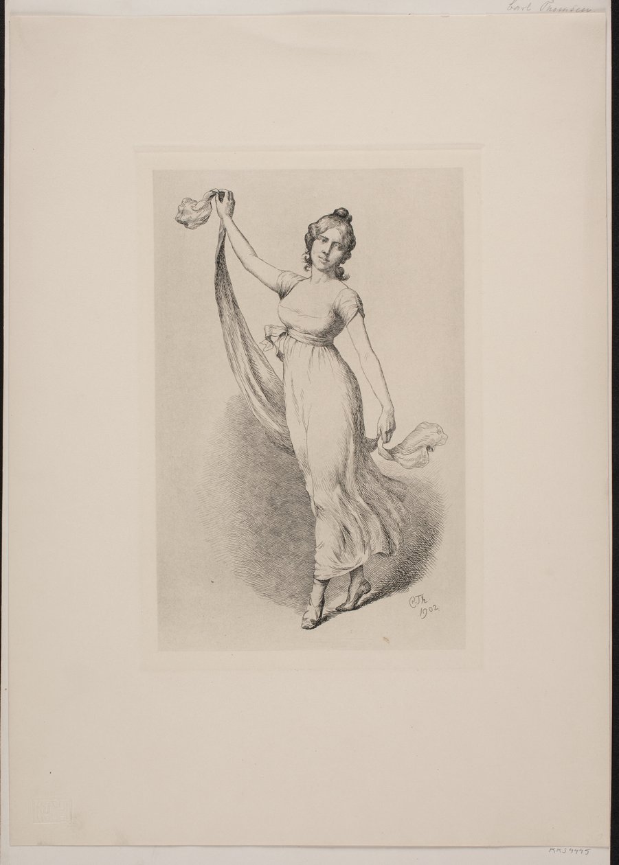Garota dançarina de Carl Thomsen