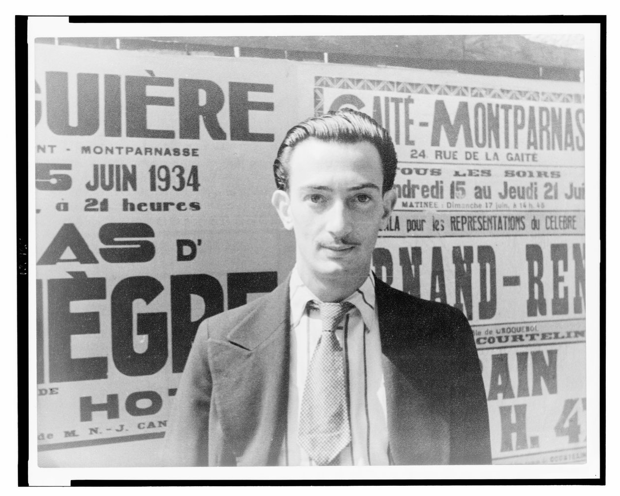 Retrato de Salvador Dali, Paris de Carl Van Vechten