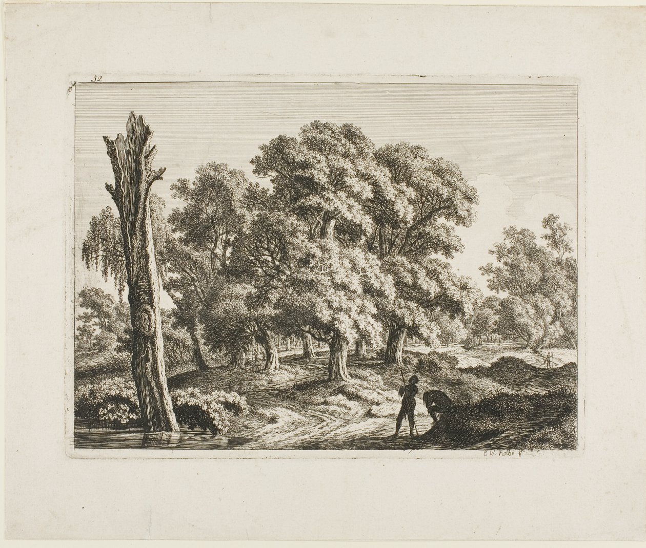 Paisagem de Carl Wilhelm Kolbe, the elder