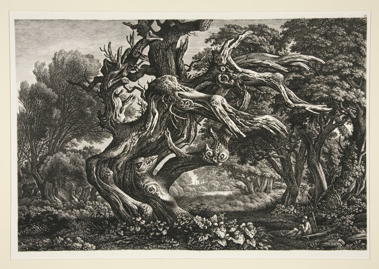 Paisagem de Carl Wilhelm Kolbe the elder