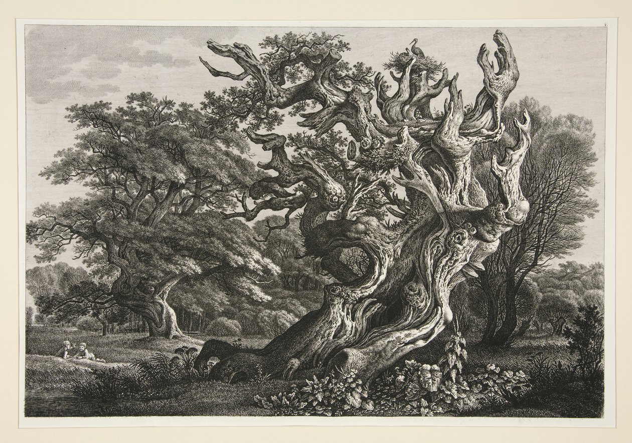 Paisagem de Carl Wilhelm Kolbe the elder