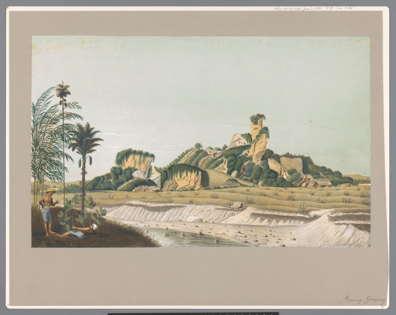 Monte Gamping op Java de Carl Wilhelm Mieling (possibly)