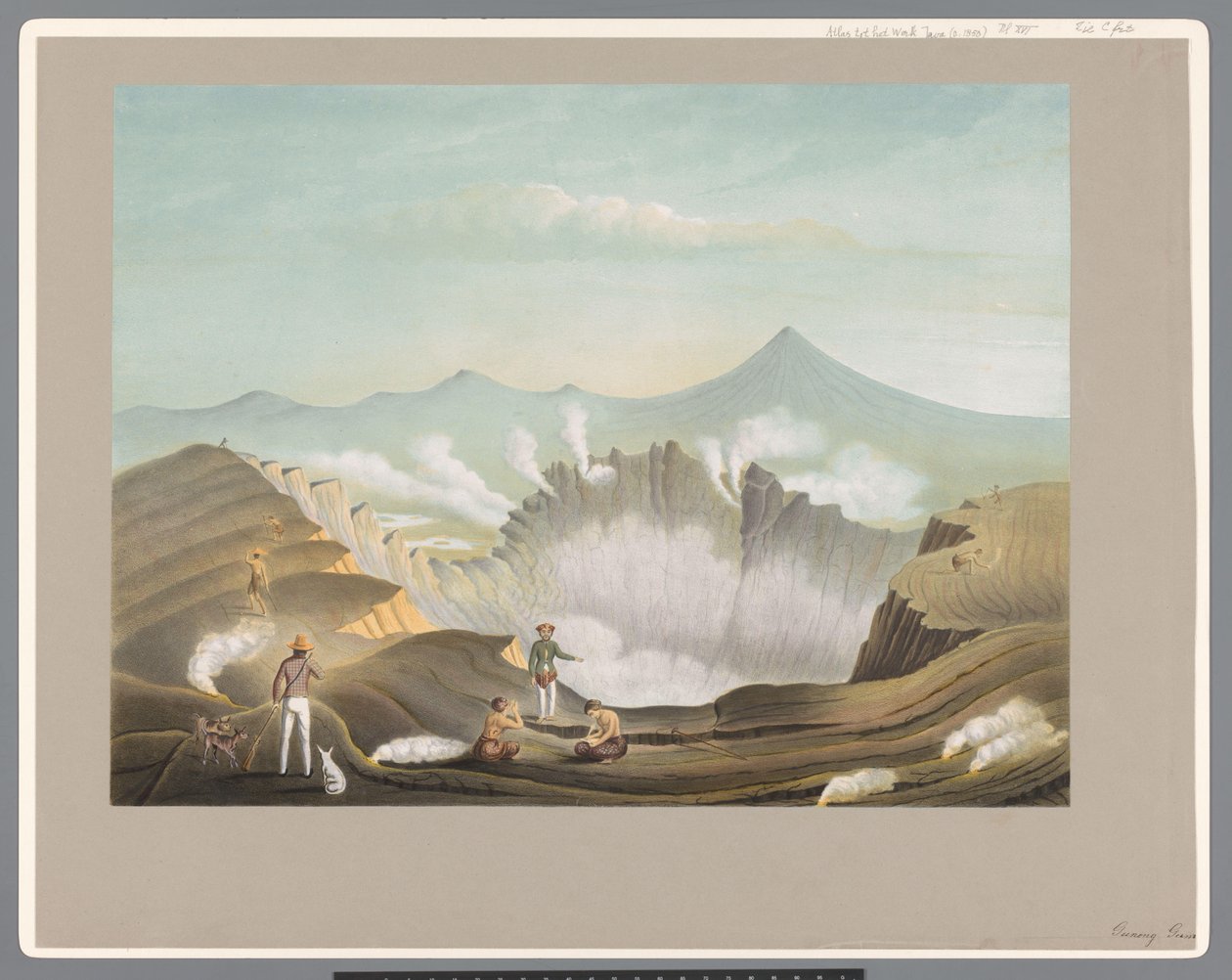 Vulcão Guntur em Java Ocidental de Carl Wilhelm Mieling (possibly)