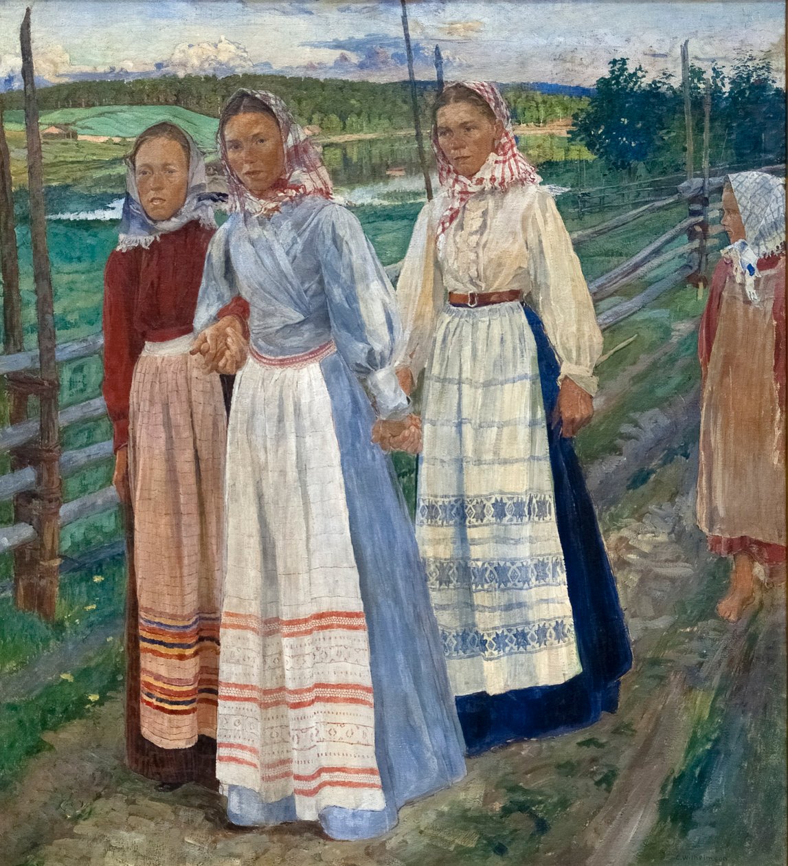 Sábado à noite de Carl Wilhelm Wilhelmson