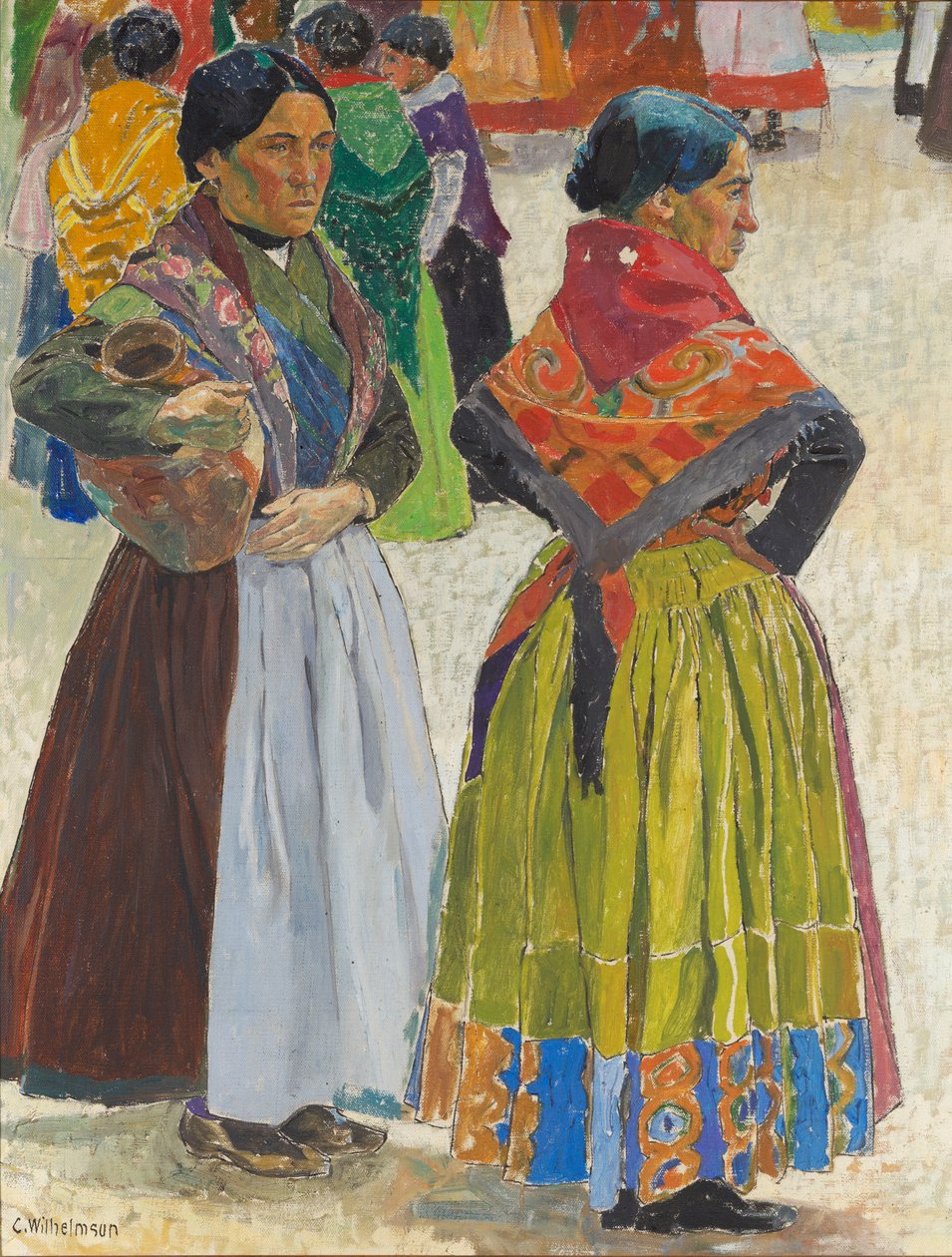 Mulheres espanholas de Carl Wilhelm Wilhelmson