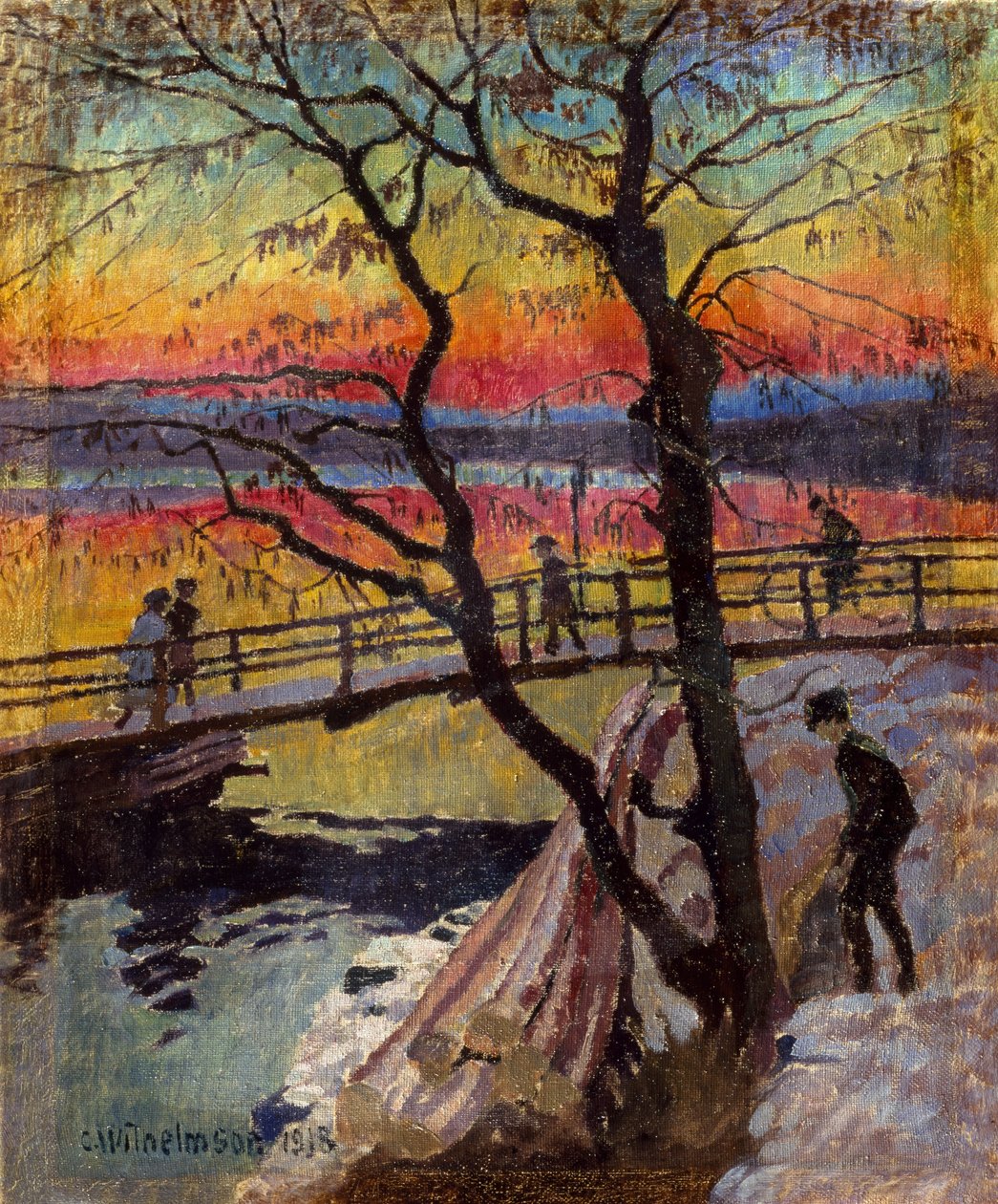 A Passarela, Lidingobron de Carl Wilhelm Wilhelmson