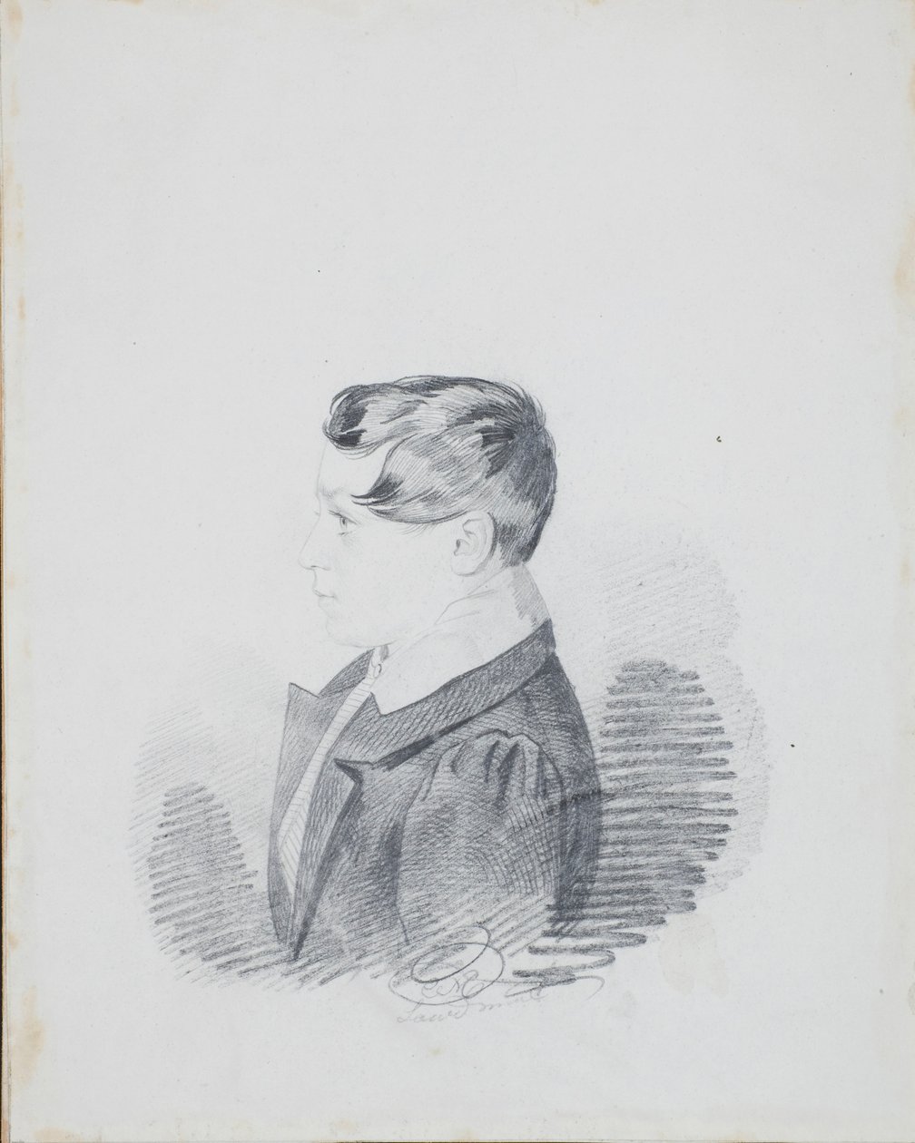 Retrato do conde Leonid Mikhailovich Golitsyn 1806-1860, década de 1830. de Carl von Hampeln