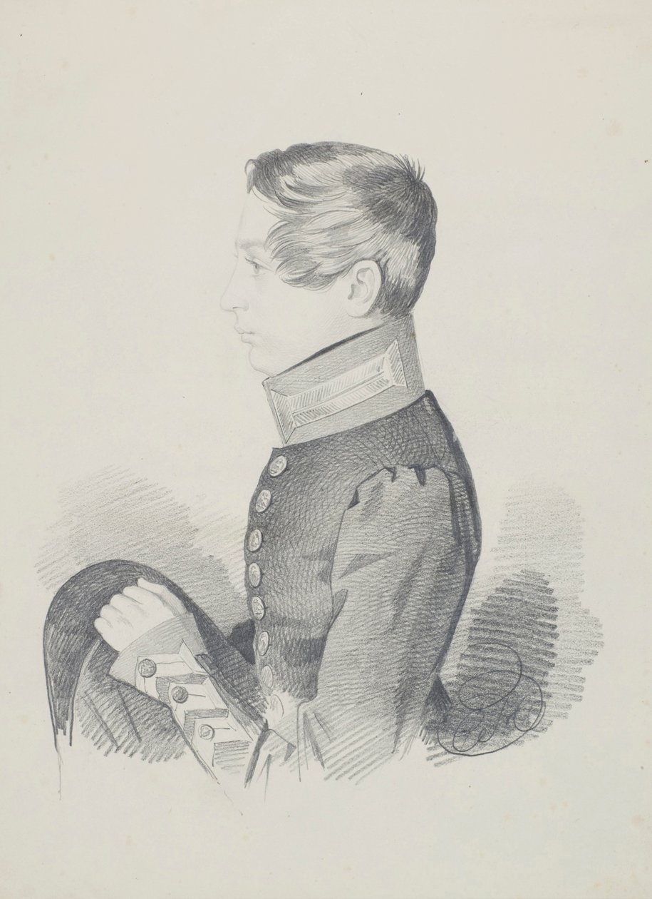 Retrato do conde NM Golitsyn, década de 1830. de Carl von Hampeln